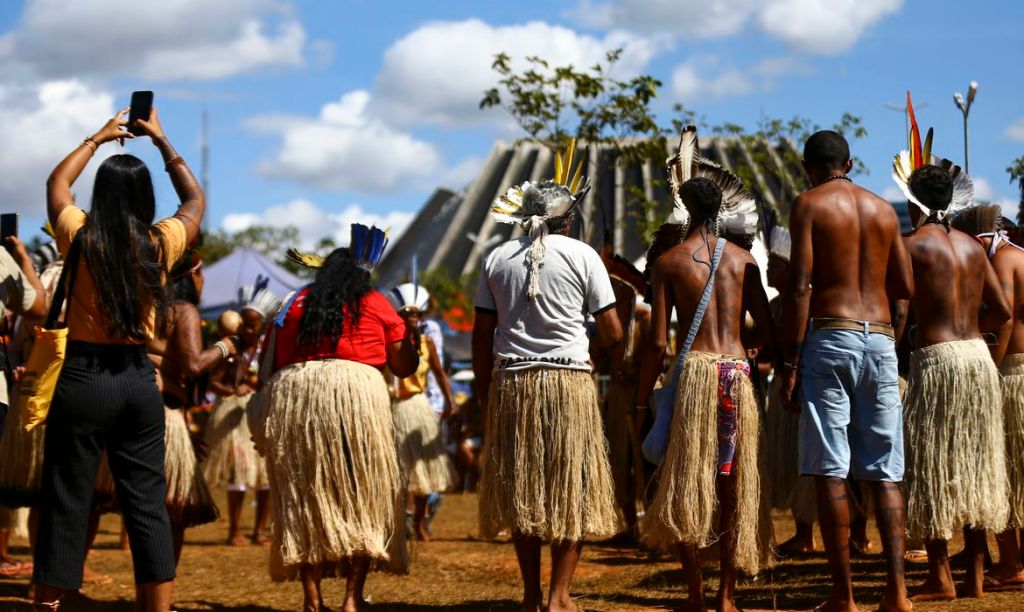 Mobilização indígena em Brasília vai pressionar contra marco&nbsp;temporal
