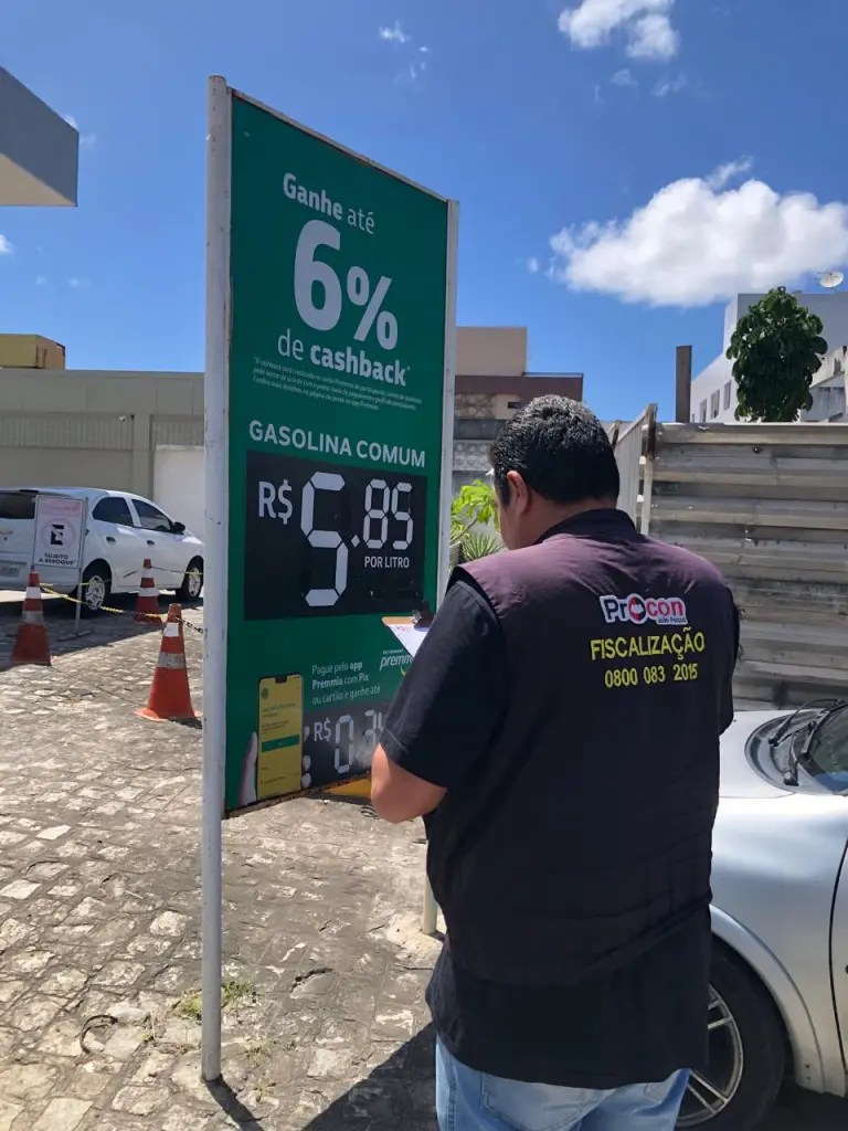 Procon-JP notifica 57 postos de combustíveis para explicar aumento no preço da&nbsp;gasolina