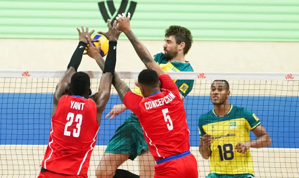 Brasil é derrotado por Cuba na estreia da Liga das Nações&nbsp;Masculina