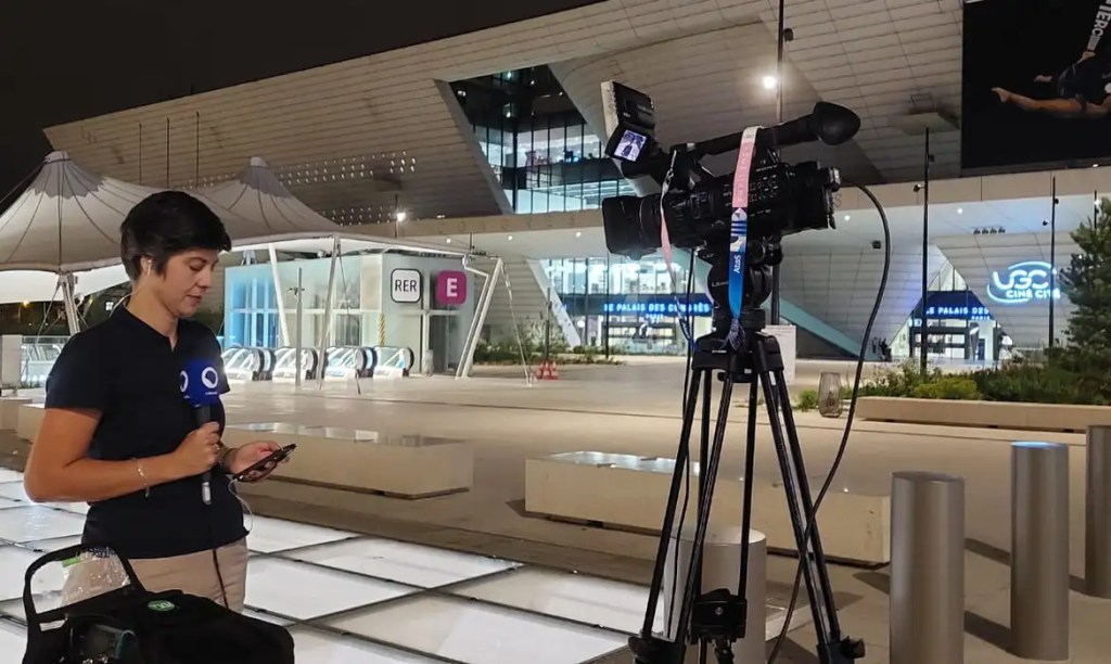 Repórter da EBC sofre assédio durante a cobertura dos Jogos de&nbsp;Paris
