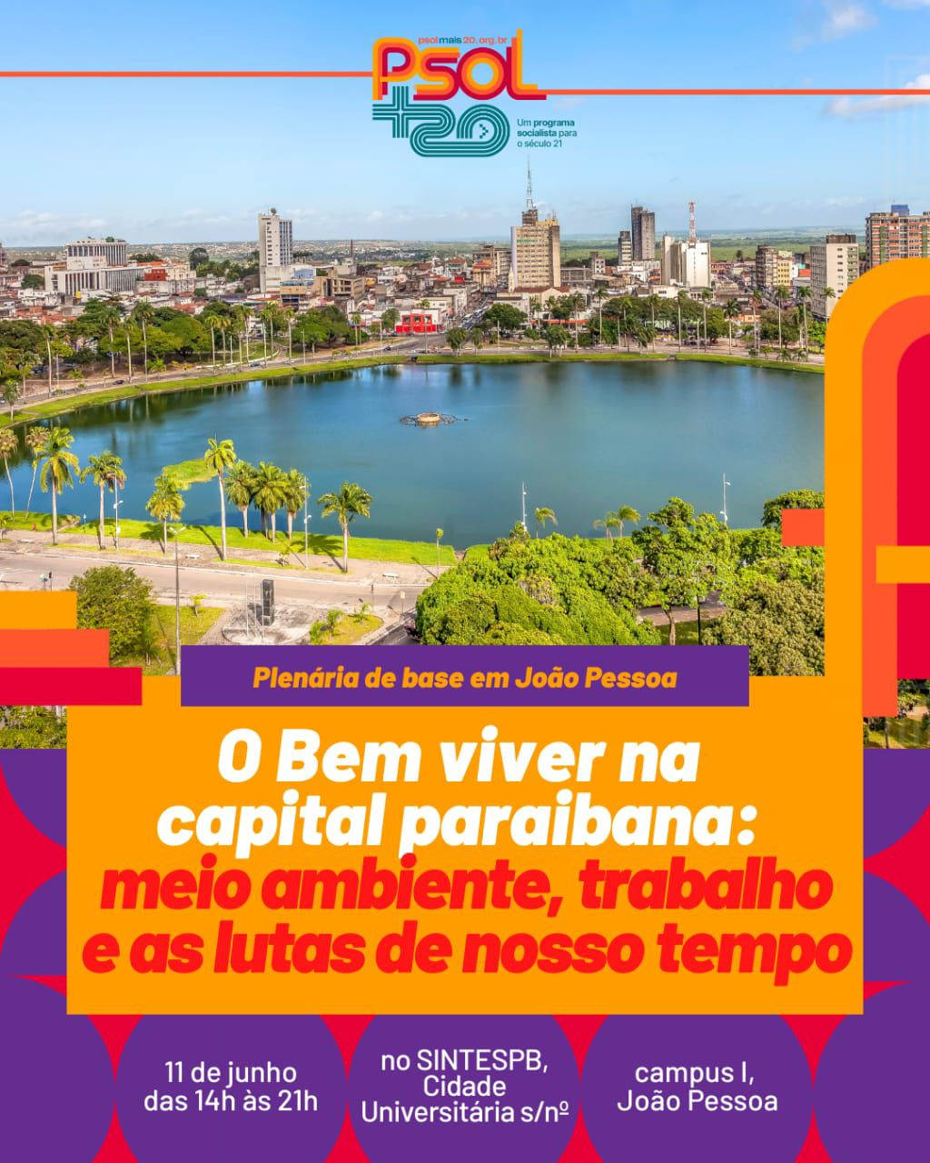 Entre debates e tambores: plenária do PSOL-PB une ecologia, trabalho e&nbsp;resistência